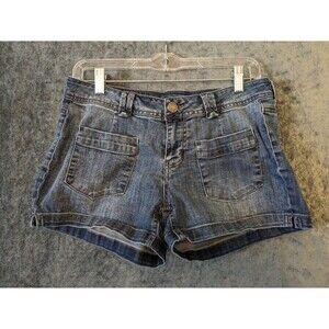 Maurices jean shorts womens 5/6 juniors vintage pockets low rise
